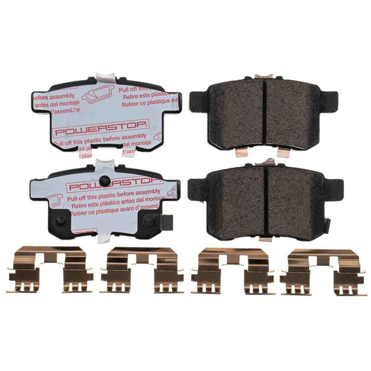 Front View of Rear Disc Brake Pad Set POWERSTOP NXT-1336