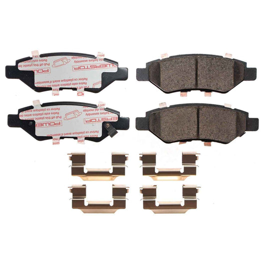 Front View of Rear Disc Brake Pad Set POWERSTOP NXT-1337