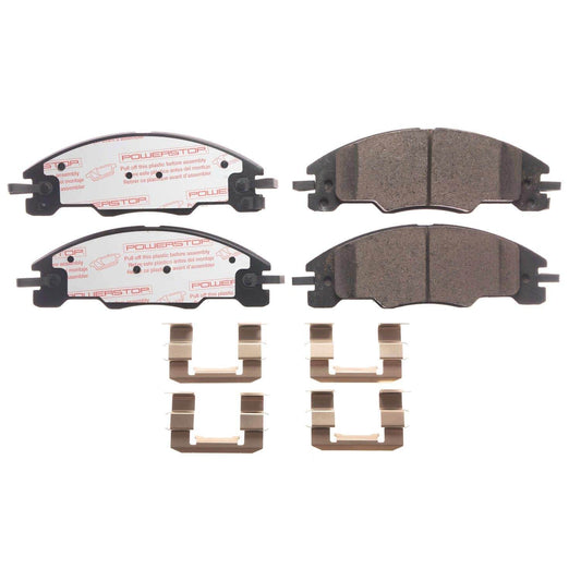 Front View of Front Disc Brake Pad Set POWERSTOP NXT-1339