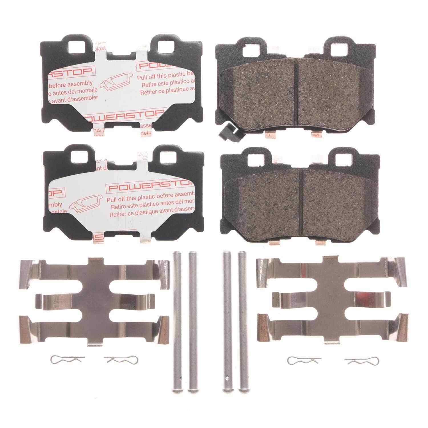 Front View of Rear Disc Brake Pad Set POWERSTOP NXT-1347