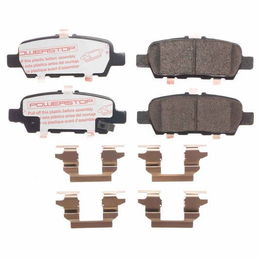 Front View of Rear Disc Brake Pad Set POWERSTOP NXT-1393