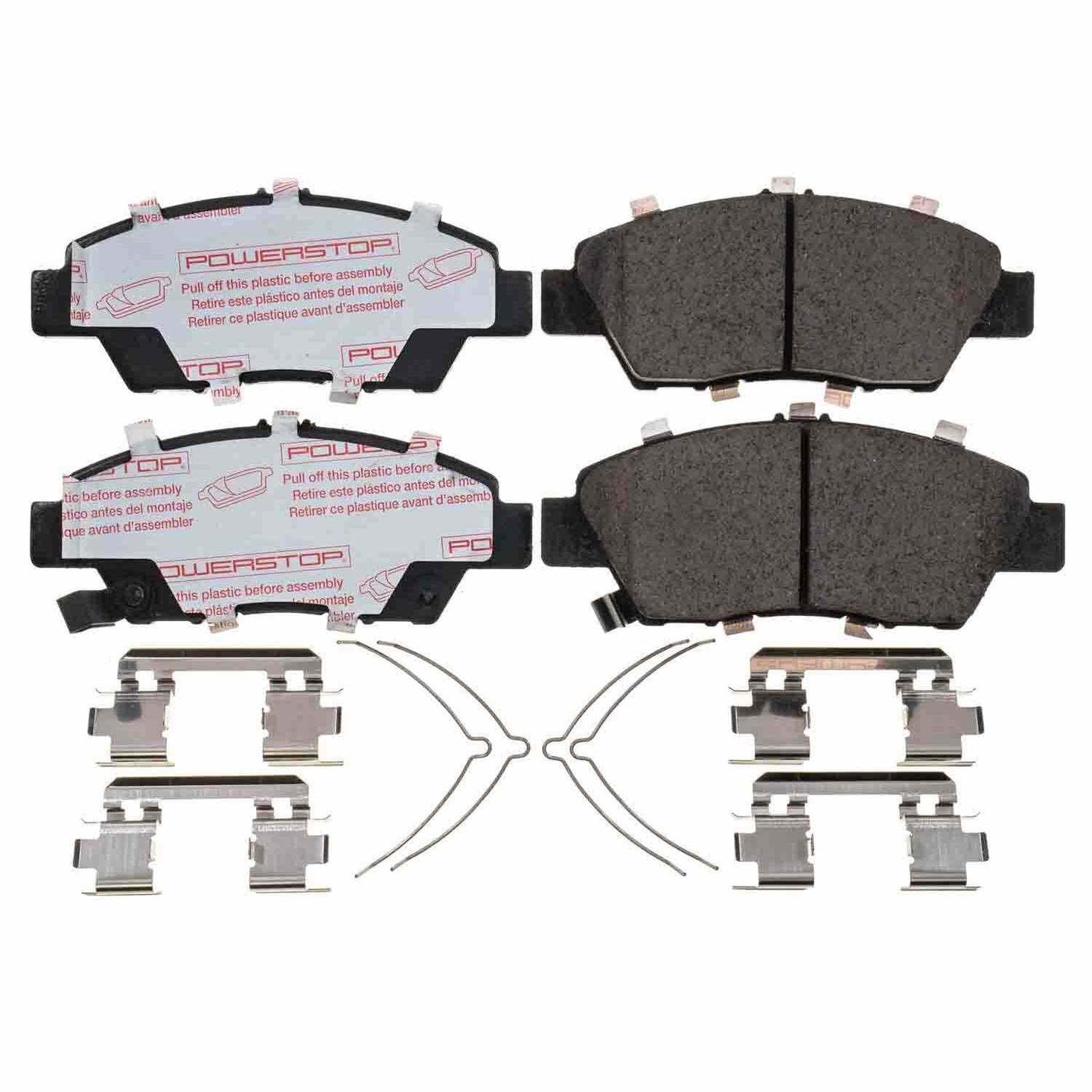 Front View of Front Disc Brake Pad Set POWERSTOP NXT-1394