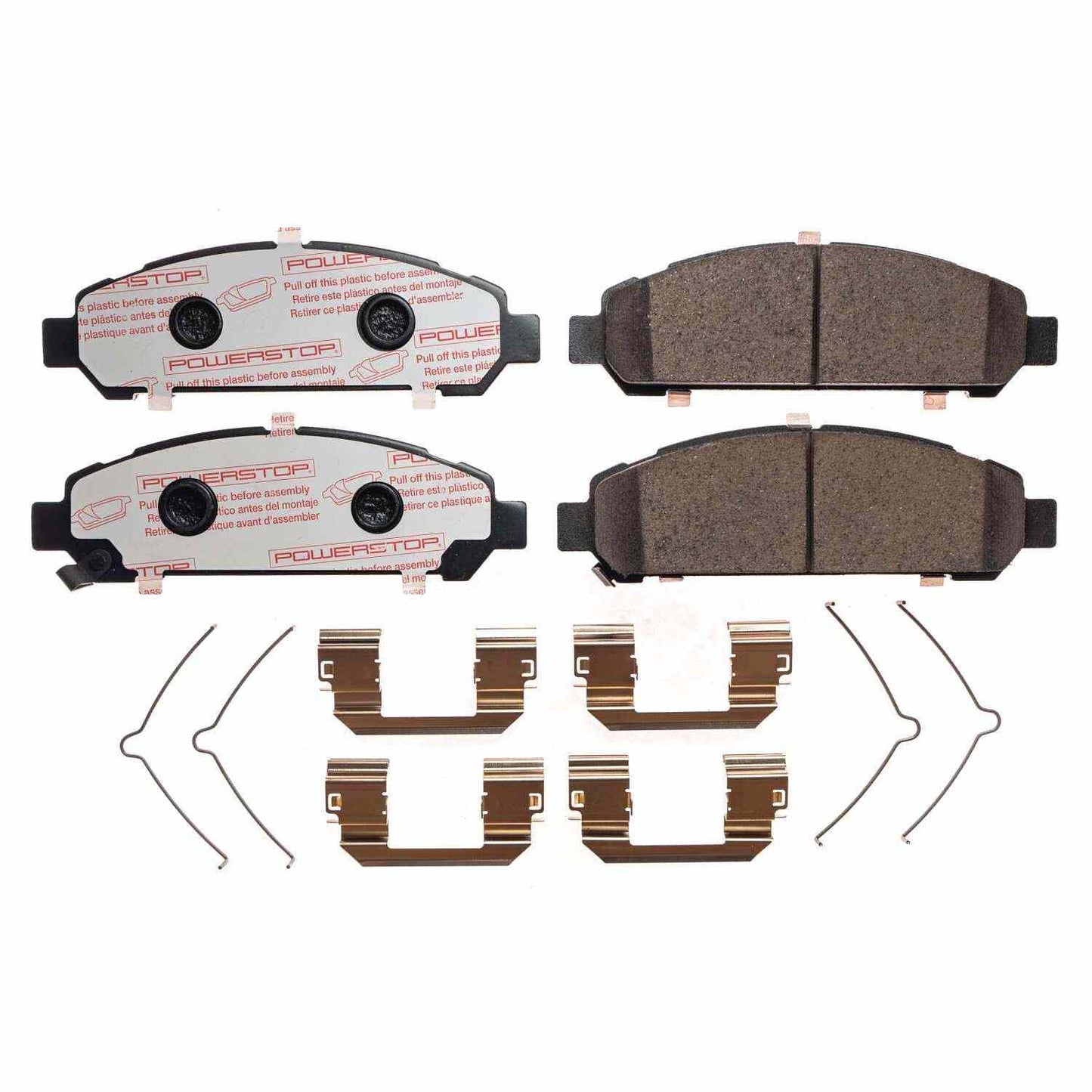 Front View of Front Disc Brake Pad Set POWERSTOP NXT-1401