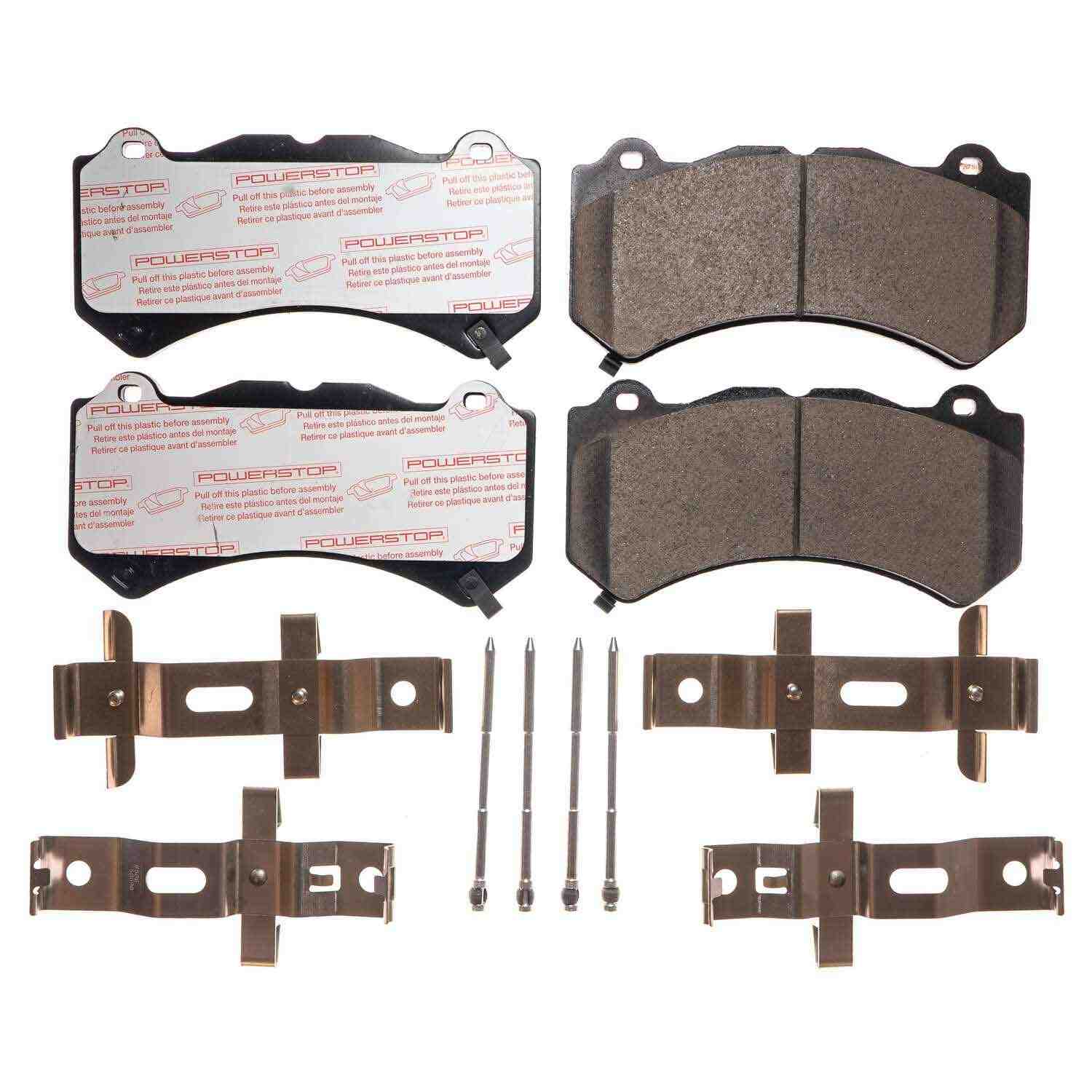 Front View of Front Disc Brake Pad Set POWERSTOP NXT-1405