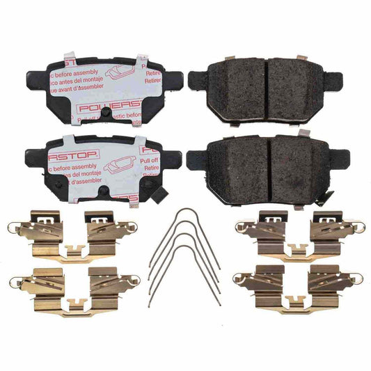 Front View of Rear Disc Brake Pad Set POWERSTOP NXT-1423