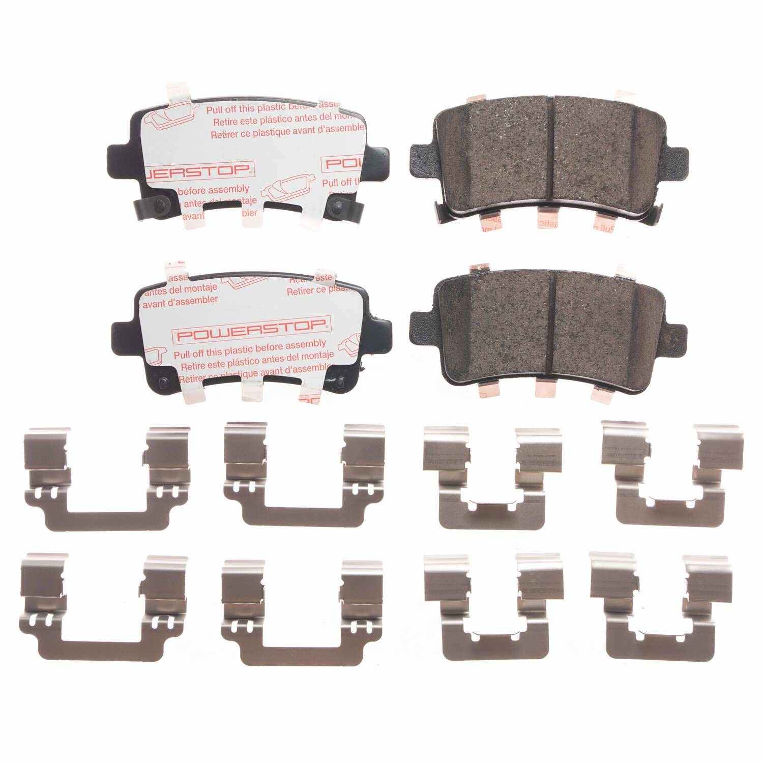 Front View of Rear Disc Brake Pad Set POWERSTOP NXT-1430