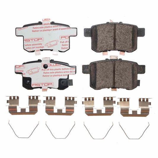 Front View of Rear Disc Brake Pad Set POWERSTOP NXT-1451