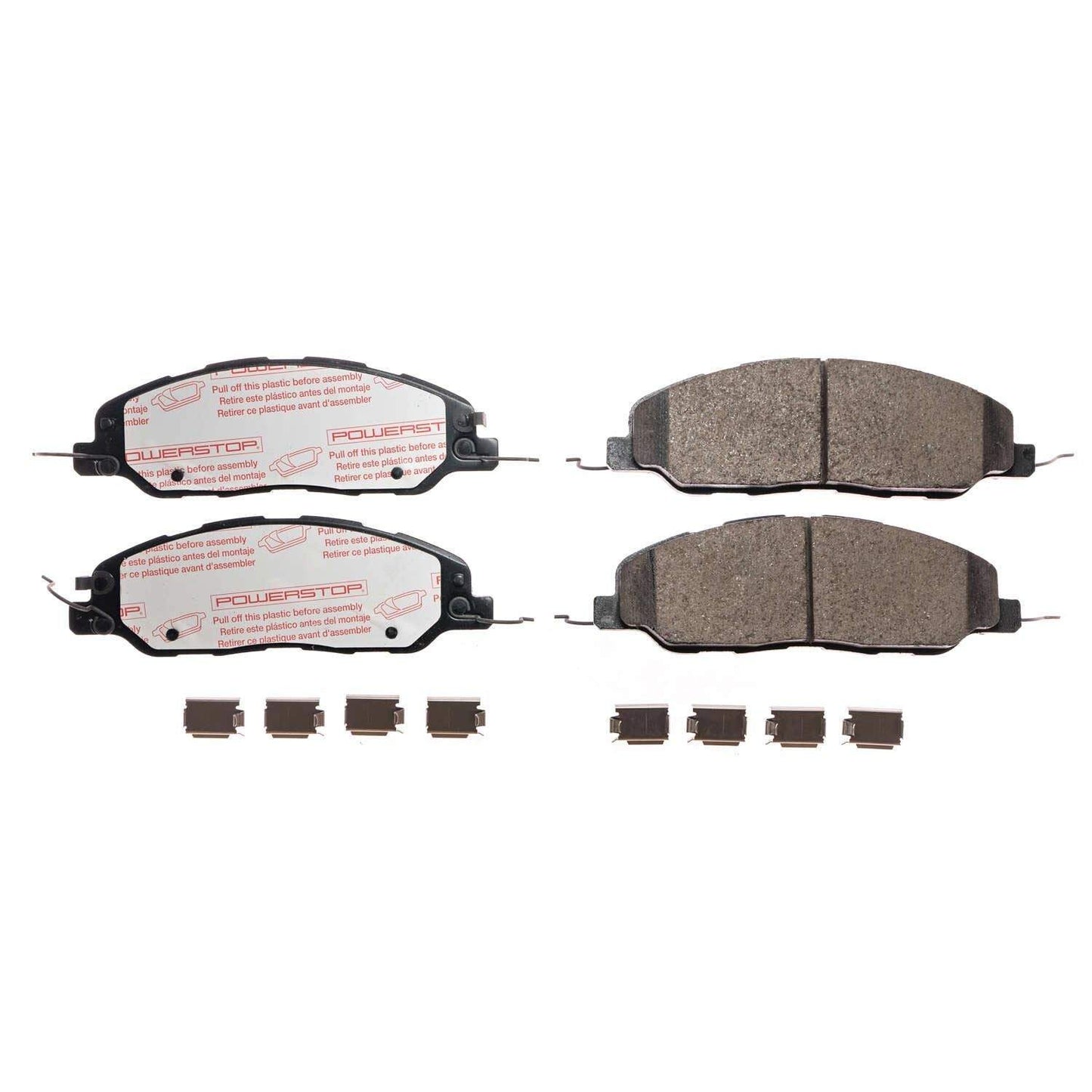 Front View of Front Disc Brake Pad Set POWERSTOP NXT-1463