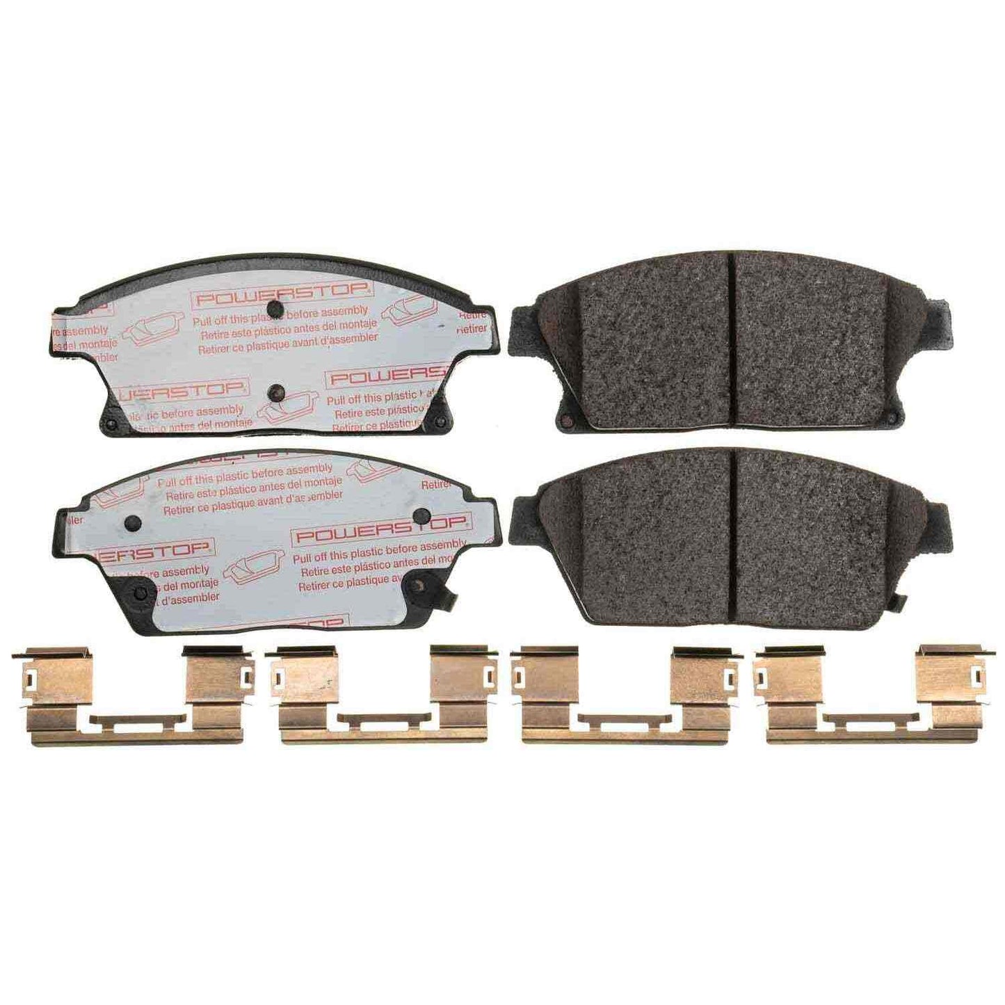 Front View of Front Disc Brake Pad Set POWERSTOP NXT-1467