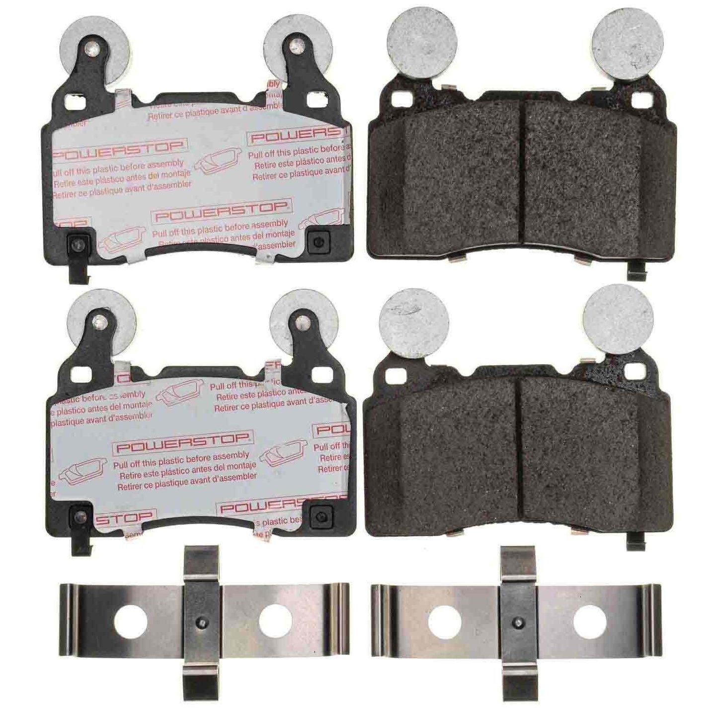 Front View of Front Disc Brake Pad Set POWERSTOP NXT-1474