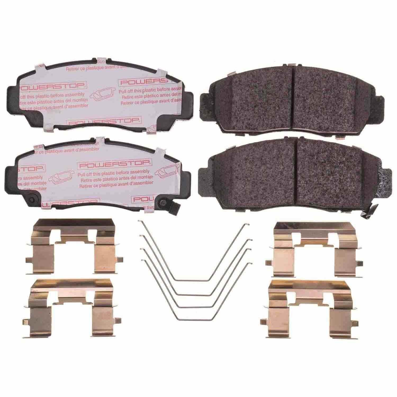 Front View of Front Disc Brake Pad Set POWERSTOP NXT-1506