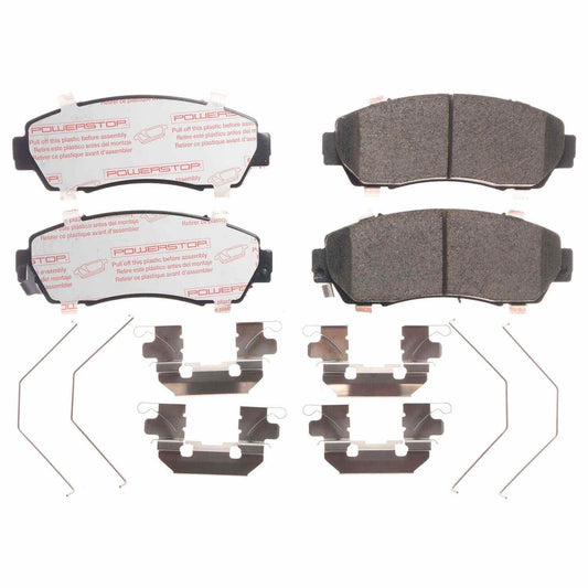 Front View of Front Disc Brake Pad Set POWERSTOP NXT-1521