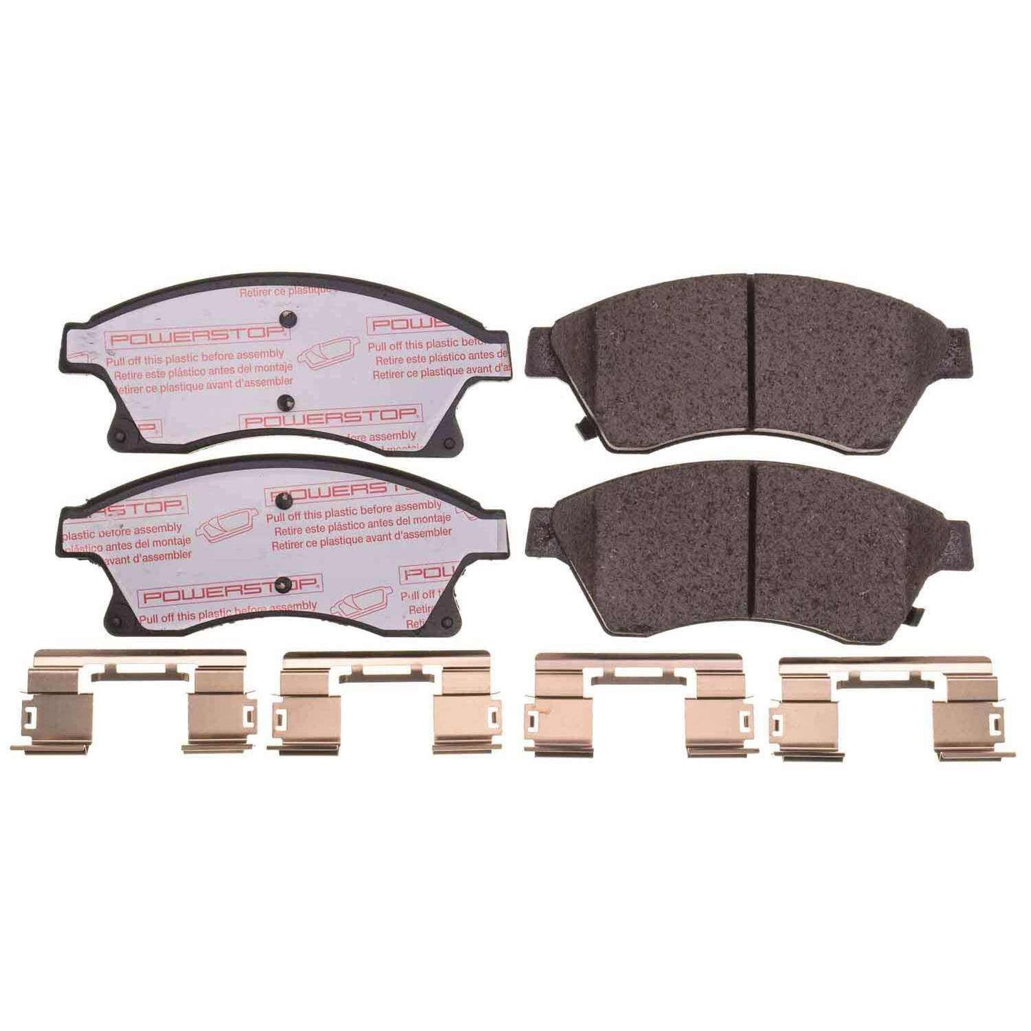 Front View of Front Disc Brake Pad Set POWERSTOP NXT-1522