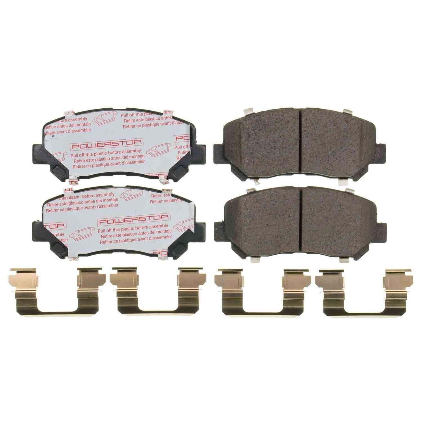 Front View of Front Disc Brake Pad Set POWERSTOP NXT-1623