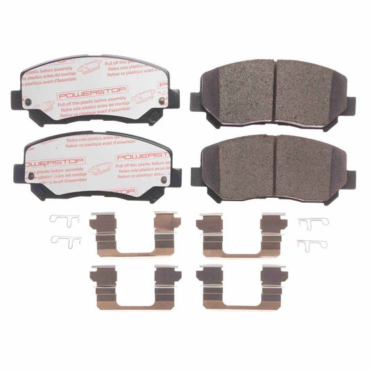 Front View of Front Disc Brake Pad Set POWERSTOP NXT-1640A