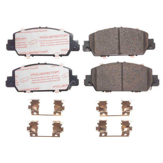 Front View of Front Disc Brake Pad Set POWERSTOP NXT-1654