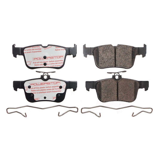 Front View of Rear Disc Brake Pad Set POWERSTOP NXT-1665