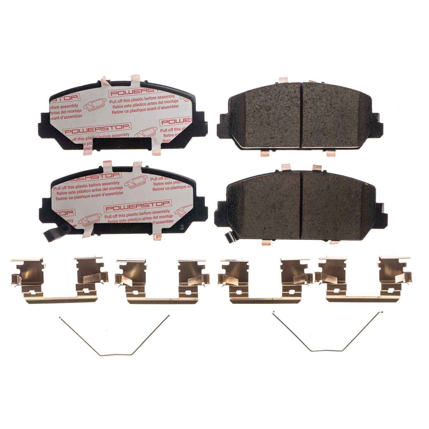 Front View of Front Disc Brake Pad Set POWERSTOP NXT-1697