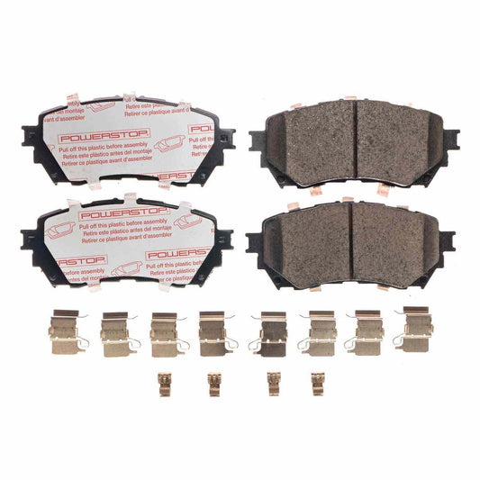 Front View of Front Disc Brake Pad Set POWERSTOP NXT-1711