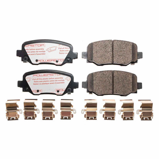 Front View of Rear Disc Brake Pad Set POWERSTOP NXT-1734