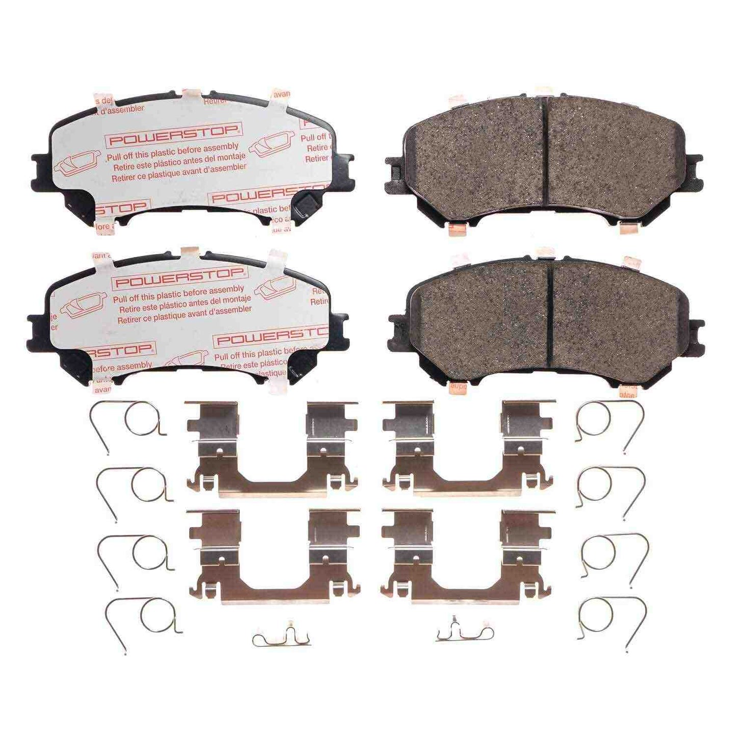 Front View of Front Disc Brake Pad Set POWERSTOP NXT-1737