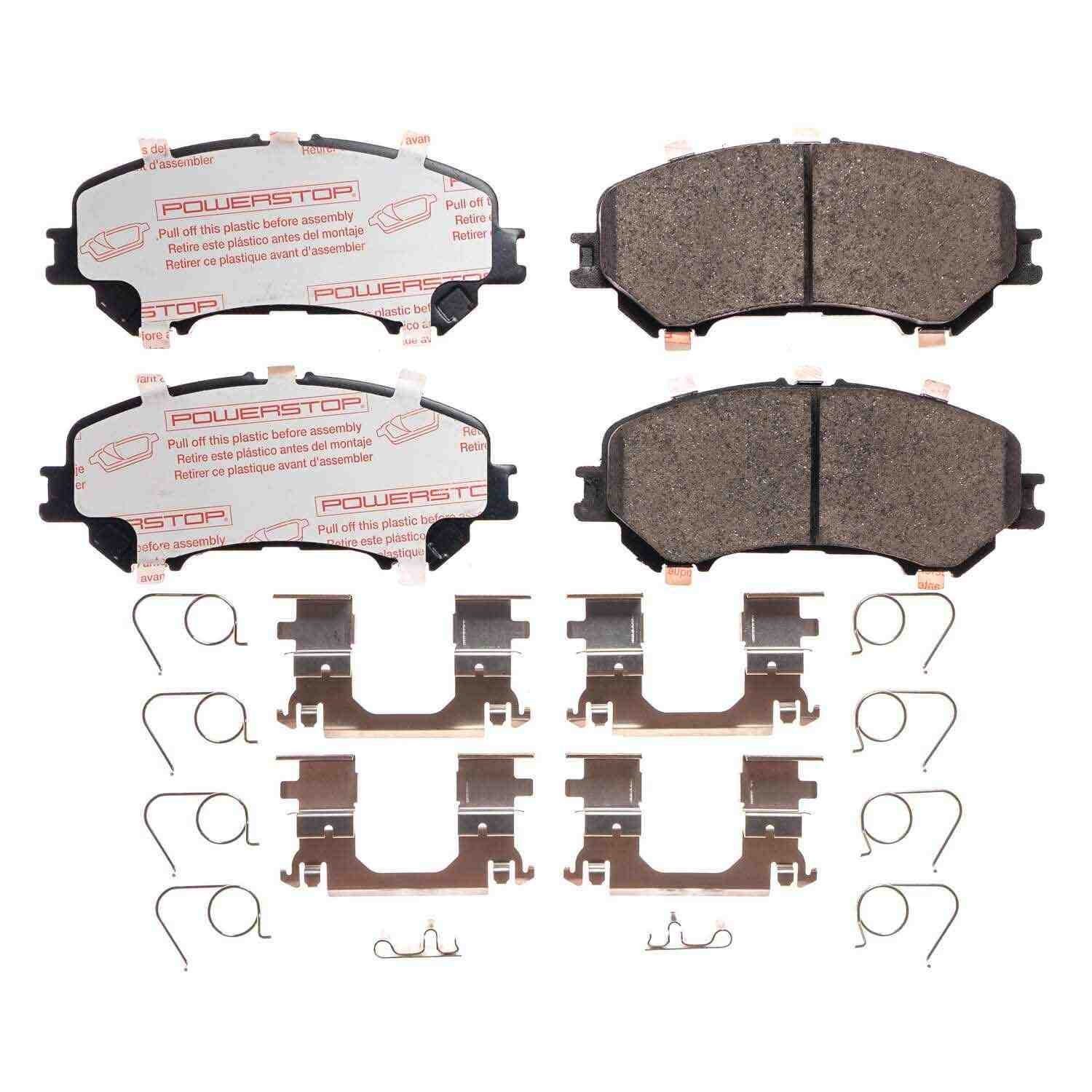 Front View of Front Disc Brake Pad Set POWERSTOP NXT-1737