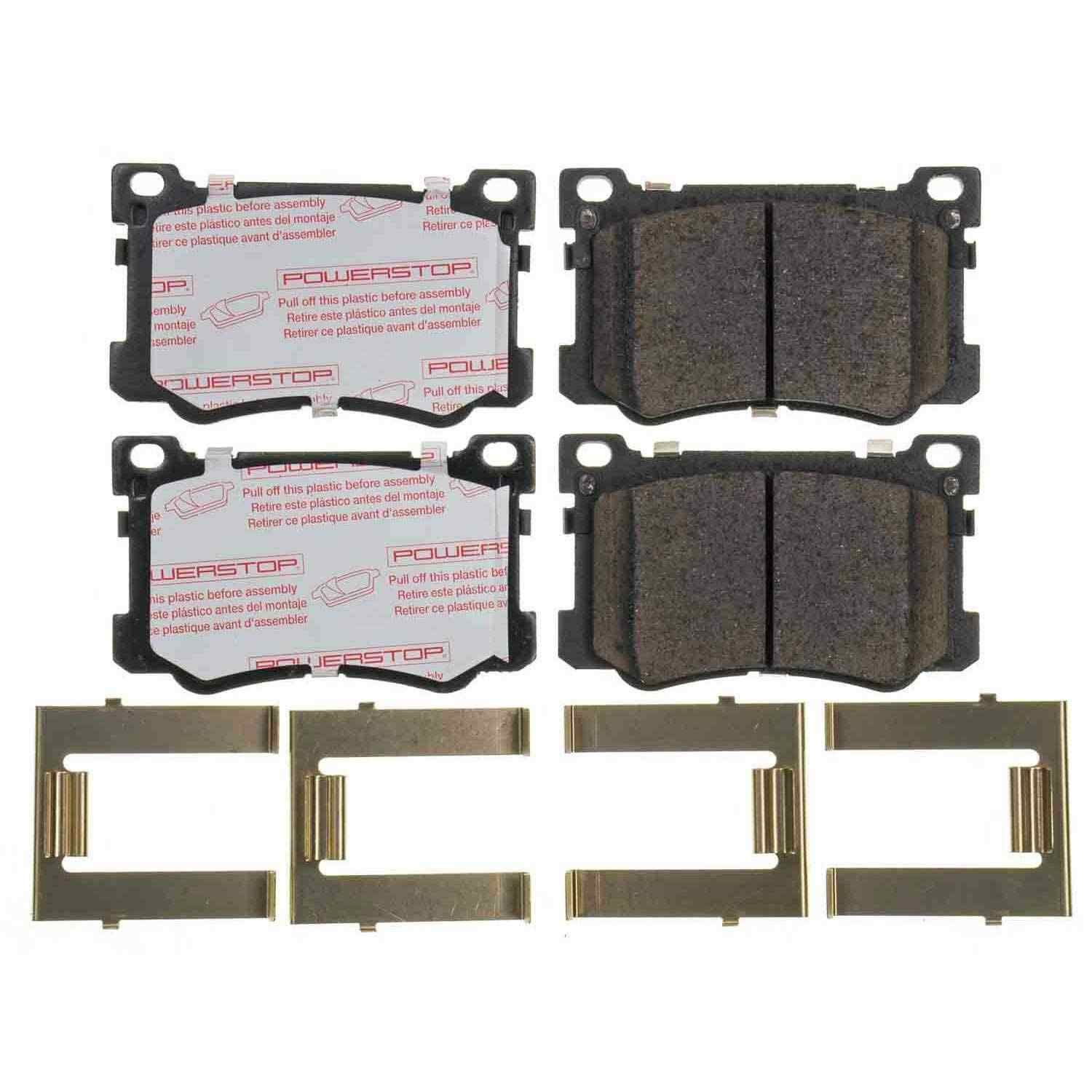 Front View of Front Disc Brake Pad Set POWERSTOP NXT-1799