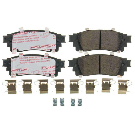 Front View of Rear Disc Brake Pad Set POWERSTOP NXT-1805