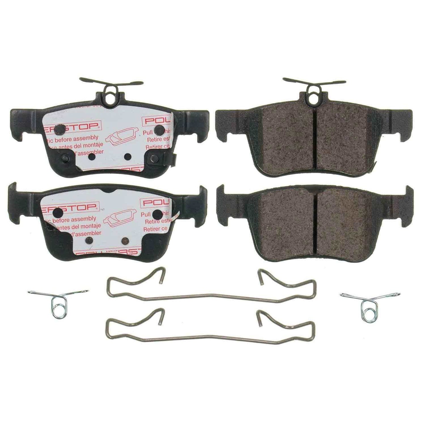 Front View of Rear Disc Brake Pad Set POWERSTOP NXT-1878