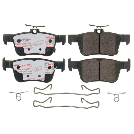 Front View of Rear Disc Brake Pad Set POWERSTOP NXT-1878