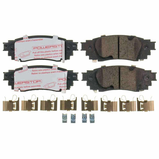 Front View of Rear Disc Brake Pad Set POWERSTOP NXT-1879