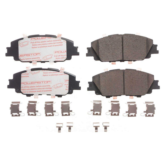 Front View of Front Disc Brake Pad Set POWERSTOP NXT-2176