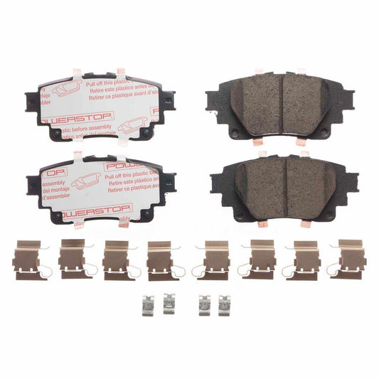 Front View of Rear Disc Brake Pad Set POWERSTOP NXT-2183