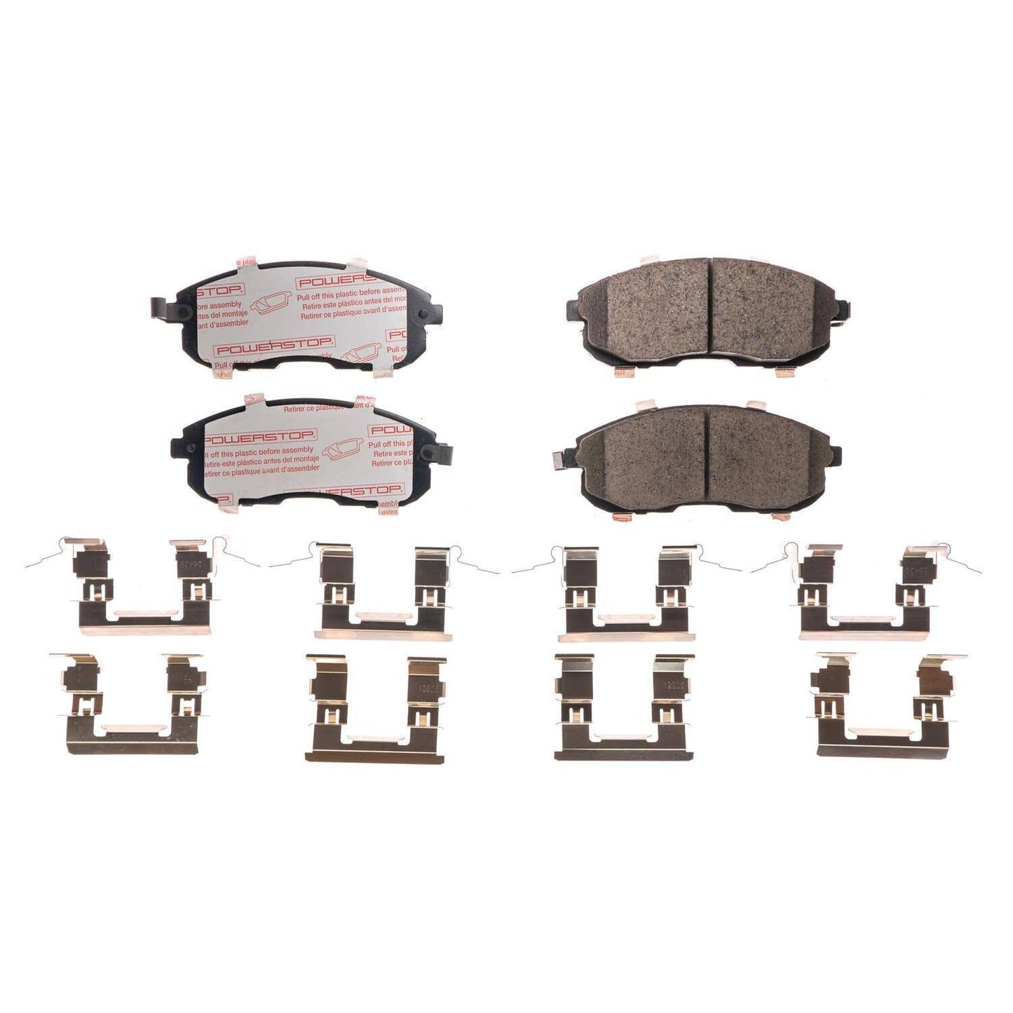 Front View of Front Disc Brake Pad Set POWERSTOP NXT-815