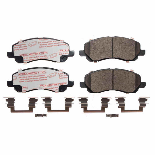 Front View of Front Disc Brake Pad Set POWERSTOP NXT-866