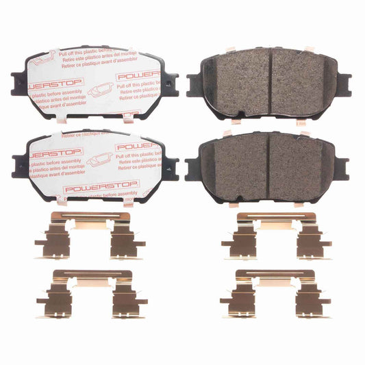 Front View of Front Disc Brake Pad Set POWERSTOP NXT-908