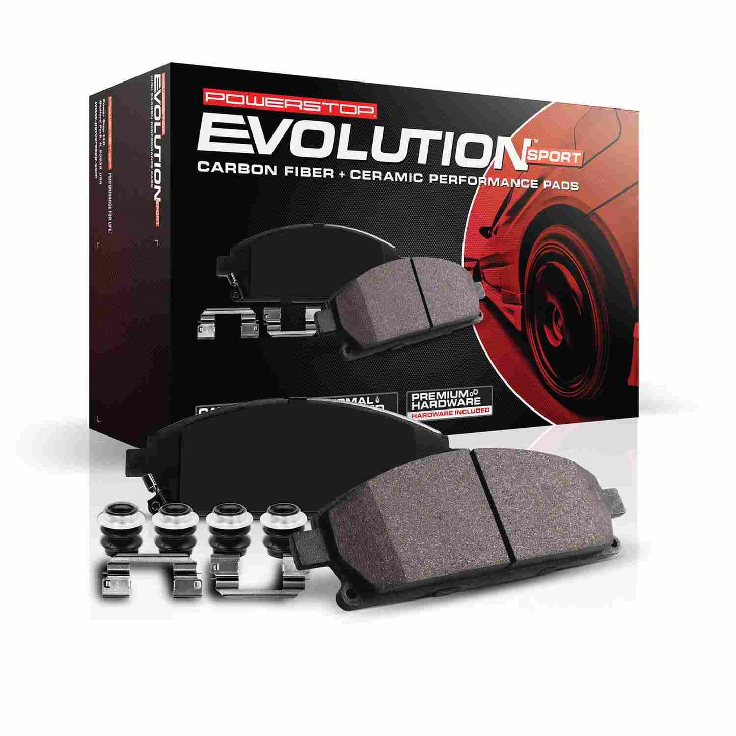 Front Disc Brake Pad Set POWERSTOP Z23-1084 For Mitsubishi Chrysler Dodge Jeep