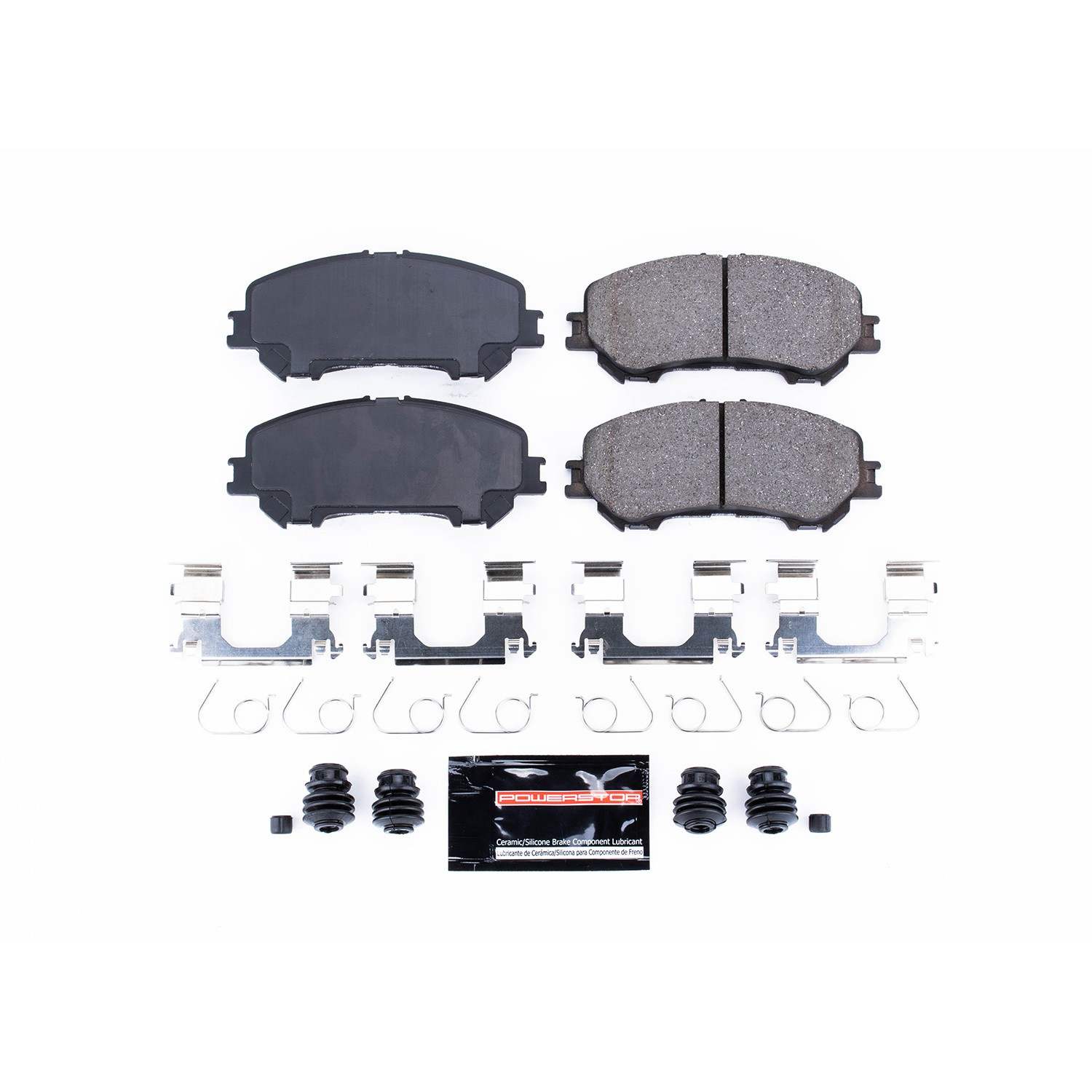 Front View of Front Disc Brake Pad Set POWERSTOP Z23-1737