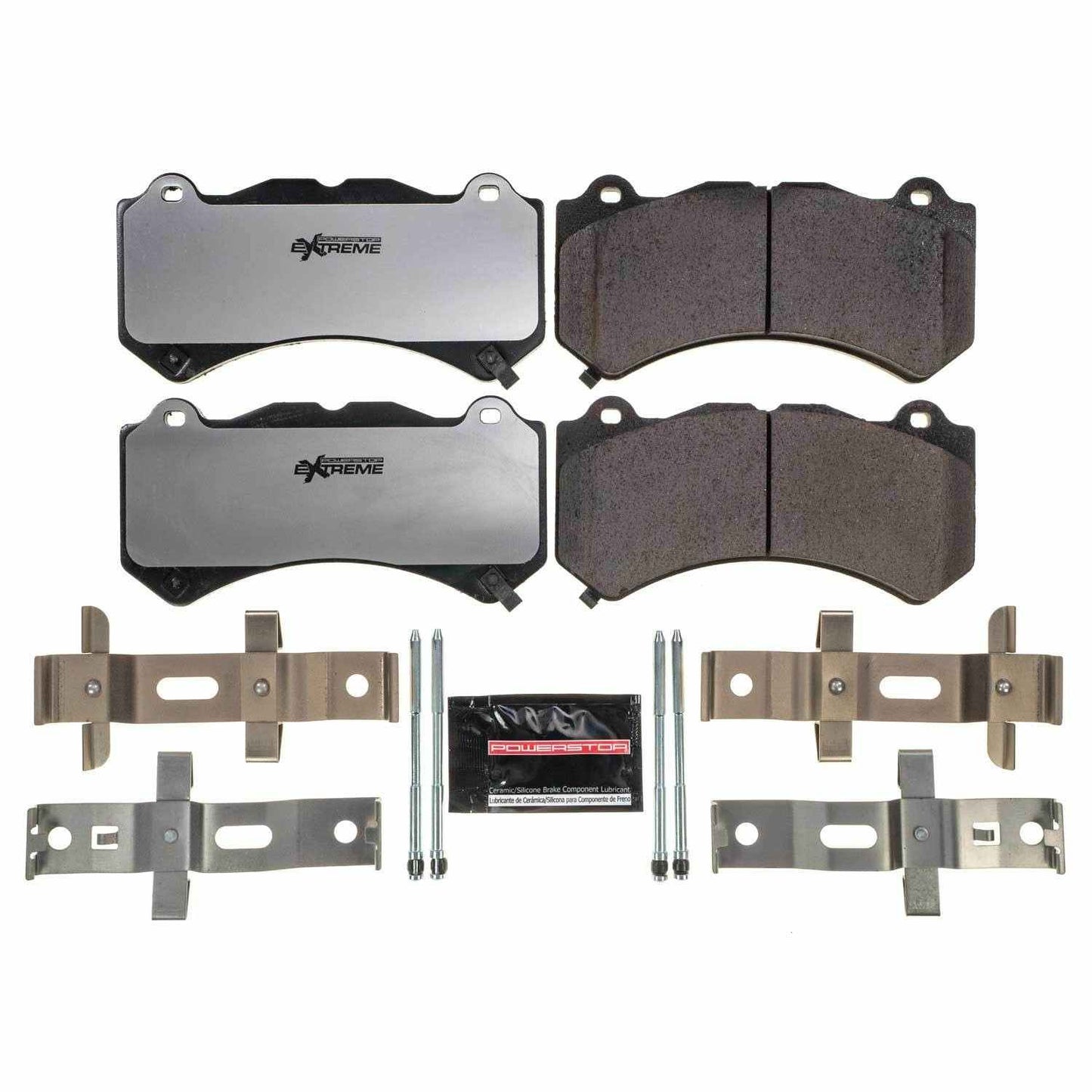 Front View of Front Disc Brake Pad Set POWERSTOP Z26-1405