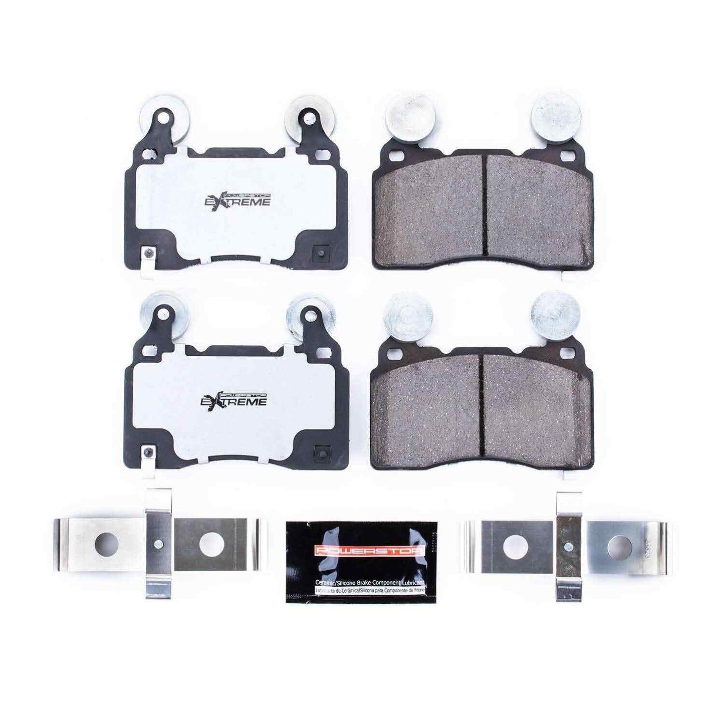 Front View of Front Disc Brake Pad Set POWERSTOP Z26-1474