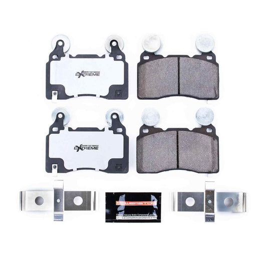 Front View of Front Disc Brake Pad Set POWERSTOP Z26-1474