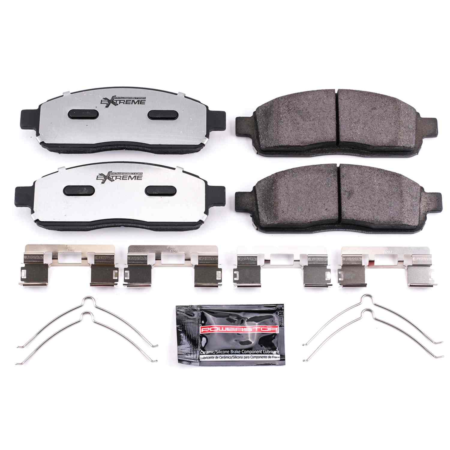 Front View of Front Disc Brake Pad Set POWERSTOP Z36-1011