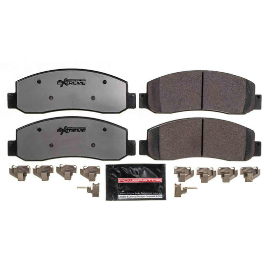 Front View of Front Disc Brake Pad Set POWERSTOP Z36-1069