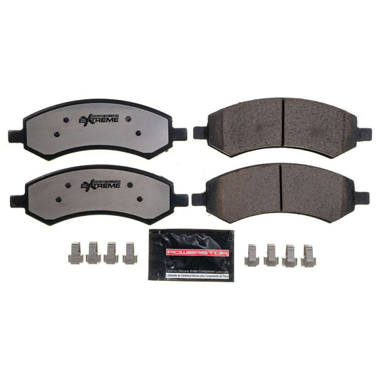 Front View of Front Disc Brake Pad Set POWERSTOP Z36-1084