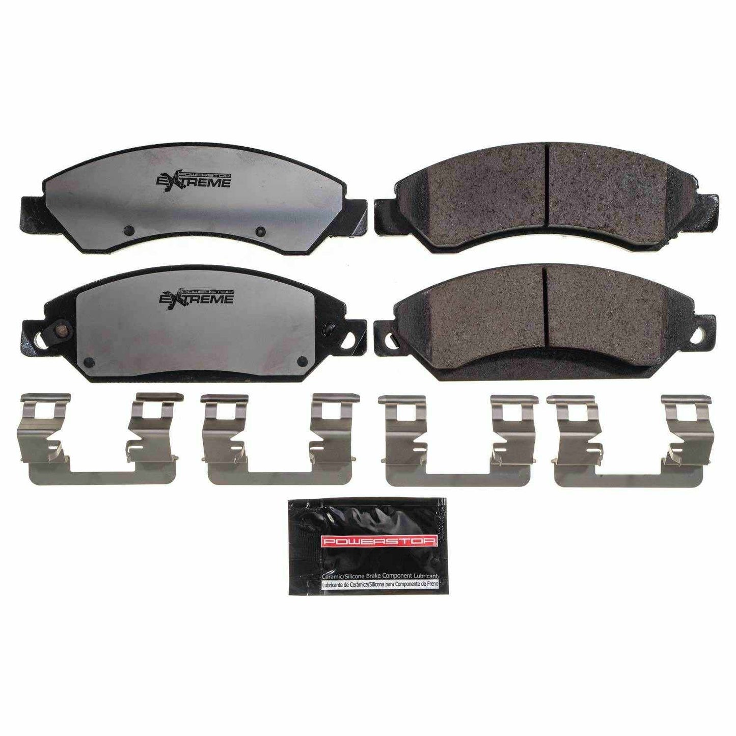 Front View of Front Disc Brake Pad Set POWERSTOP Z36-1092