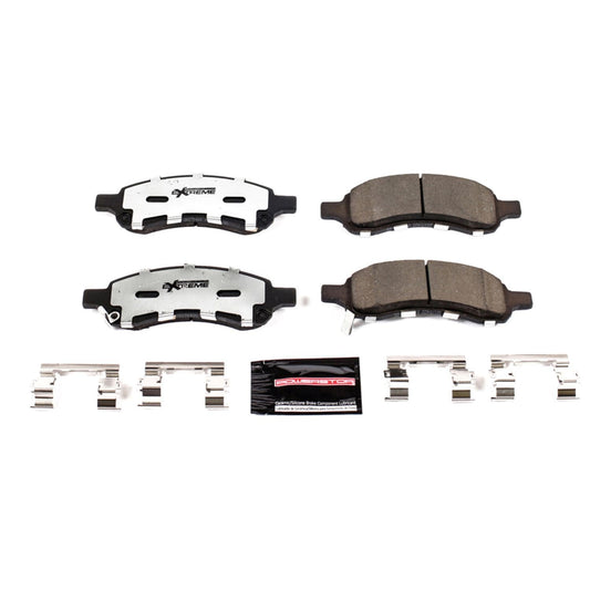 Front View of Front Disc Brake Pad Set POWERSTOP Z36-1169