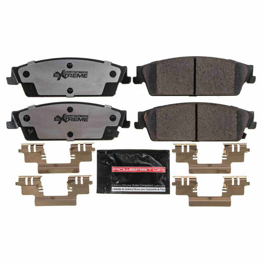 Front View of Rear Disc Brake Pad Set POWERSTOP Z36-1194