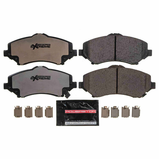 Front View of Front Disc Brake Pad Set POWERSTOP Z36-1273