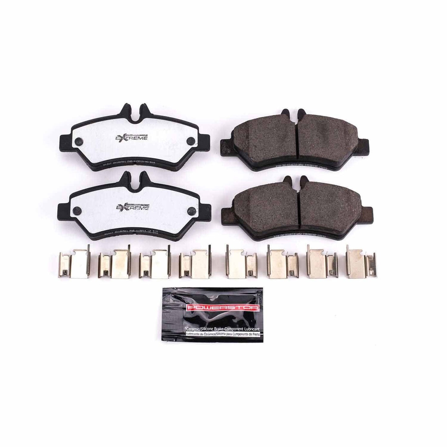 Front View of Rear Disc Brake Pad Set POWERSTOP Z36-1317