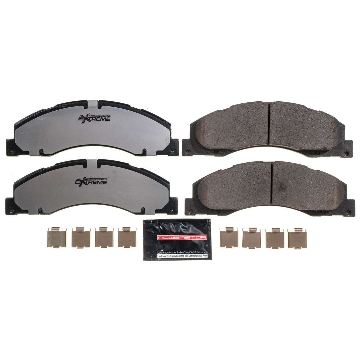 Front View of Front Disc Brake Pad Set POWERSTOP Z36-1328